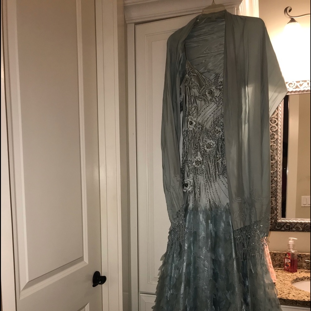 Sea Foam Green Formal Gown
